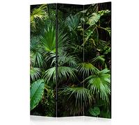 murando Biombo Acústico Tropical Hojas 135x172 cm Impresion Bilateral en el Lienzo de TNT con Espuma acústica Separador de Espacio Pared Espanol Panel Home Office Selva Naturaleza p-B-0053-z-b