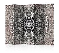 murando Biombo Mandala Oriente Gota de Agua 225x172 cm de Impresion Unilateral en el Lienzo de TNT Decoracion Foto Biombo de Madera con Imagen Impresa Separador Home Office f-A-0638-z-c