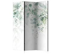 murando Biombo verdee Hojas 135x172 cm - Impresion Unilateral en el Lienzo de TNT Decoracion Foto Biombo de Madera con Imagen Impresa Home Office Separador Ivy Naturaleza Plantas b-C-0615-z-b