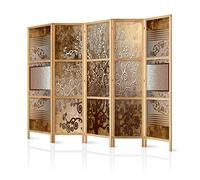 murando - Biombo XXL Arbol Abstractoo 225x171 cm 5 Paneles Lienzo de Tejido no Tejido Tela sintética Separador Madera Design de Moda Hecho a Mano Deco Home Office Japón b-C-0388-z-c