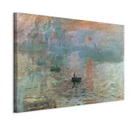 murando - Cuadro Acústico Claude Monet 120x80 cm 1 Pieza Schiuma Acustica Quadri su Tela non Tessuta Stampa Protezione Rumori Fonoassorbente Decorazione Parete Impresión sol Naciente l-G-10036-b-a