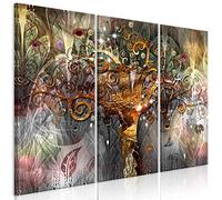 murando Cuadro Acústico Gustav Klimt 135x90 cm espuma acústica absorbe el sonido aislamiento lienzo de 3 piezas Decoración de Pared Arbol Abstracto l-A-0034-b-e