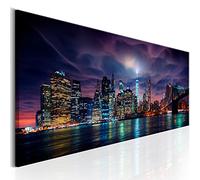 murando - Cuadro en Lienzo 120x40 cm 1 pieza - Impresión en material tejido no tejido cuadros decoracion salon modernos lienzos decorativos dormitorios - New York Ciudad City NY d-B-0155-b-a