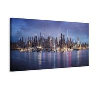 murando - Cuadro en Lienzo 135x45cm 1 pieza - Impresión en material tejido no tejido cuadros decoracion salon modernos lienzos decorativos dormitorios - New York Ciudad City NY d-B-0179-b-a
