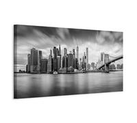 murando - Cuadro en Lienzo 150x50 cm 1 pieza - Impresión en material tejido no tejido cuadros decoracion salon modernos lienzos decorativos dormitorios - New York Ciudad City NY d-B-0154-b-a