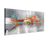 murando - Cuadro en Lienzo Abstracto 140x70 cm 1 pieza - Impresión en material tejido no tejido cuadros decoracion salon modernos lienzos decorativos dormitorios - a-A-0415-b-a