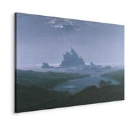 murando - Cuadro en Lienzo Caspar Friedrich 120x80 cm 1 Pieza Cuadros Decorativo en Lienzo Decoración de Pared Grande Para Dormitorio Salón Artística Arrecife Rocoso Playa del Mar l-F-13406-b-a