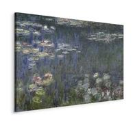 murando - Cuadro en Lienzo Claude Monet 120x80 cm 1 Pieza Cuadros Decorativo en Lienzo Decoración Pared Grande Para Dormitorio Salón Impresión Artística Nenúfares Flor Reproducción l-E-12135-b-a