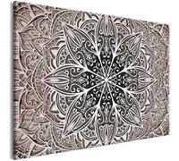 murando Cuadro en Lienzo Mandala 120x80 cm 1 parte Impresión en Material Tejido no Tejido Impresión Artística Imagen Gráfica Decoracion de Pared Orient Zen Spa f-A-0637-b-c