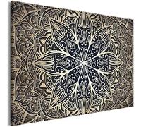 murando Cuadro en Lienzo Mandala 120x80 cm 1 parte Impresión en Material Tejido no Tejido Impresión Artística Imagen Gráfica Decoracion de Pared Orient Zen Spa f-A-0637-b-b