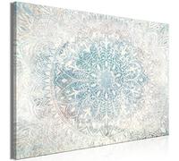 murando Cuadro en Lienzo Mandalas 120x80 cm Vlies Impresión de 1 Pieza Material Tejido no Tejido Impresión Artística Imagen Gráfica Decoracion de Pared Orient Zen Spa Abstracto azul f-C-10043-b-a