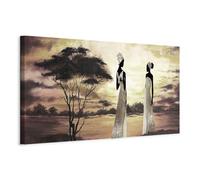 murando - Cuadro en Lienzo Mujer Africa 135x45 cm 1 Pieza - Impresión en Material Tejido no Tejido Cuadros Decoracion Salon Modernos lienzos Decorativos dormitorios - Massai h-A-0092-b-a