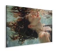 murando - Cuadro en Lienzo Verano Gente 60x40 cm 1 Pieza Cuadros Decorativos en Lienzo Decoración de Pared Grande Para Dormitorio Salón Hogar Impresión Artística Agua Muchacha Nada h-H-10081-b-a