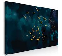 murando Cuadro Mega XXXL Abstracto 170x85 cm Cuadro en Lienzo en Tamano XXL Estampado Grande Gigante Imagen Para Montar por uno Mismo Decoración De Pared Impresión DIY Cielo Pájaro g-A-0346-ak-e
