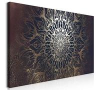 murando Cuadro Mega XXXL Mandala 170x85 cm Cuadro en Lienzo en Tamano XXL Estampado Grande Gigante Imagen Para Montar por uno Mismo Decoración De Pared Impresión DIY Oriente p-A-0028-ak-e