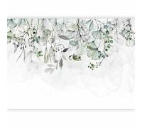 murando PREMIUM Fotomurales Verde Hojas 350x256 cm Papel pintado tejido no tejido Decoración de Pared decorativos Murales moderna de Diseno Fotográfico Oficina Naturaleza Como Pintado b-A-0694-a-d