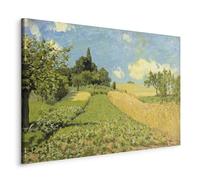 murando - Quadro Alfred Sisley 120x80 cm 1 Pieza Cuadros Decorativo en Lienzo Decoración de Pared Grande Para Dormitorio Salón Impresión Artística Campos Trigo Colinas de Argenteuil l-E-11852-b-a