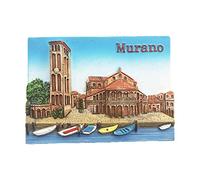 Murano Italia 3D Imán de Refrigerador Recuerdos Turísticos Resina Pegatinas Magnéticas Imán de Nevera Hogar y Cocina Decoración de China