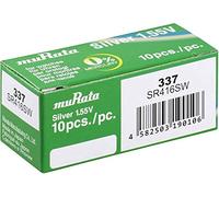 Murata 248383 SR416SW-PBWW - Pila de botón (óxido de Plata, 8,3 mAh, 1,55 V, 10 Unidades)