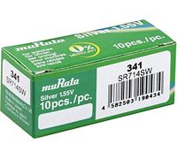 Murata SR714SW-PBWW 341 - Pilas de botón (óxido de Plata, 15 mAh, 1,55 V, 10 Unidades)