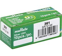 Murata SR721W-PBWW 361 - Pila de botón (óxido de Plata, 25 mAh, 1,55 V, 10 Unidades)