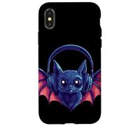 Murciélago con Auriculares Que balancea el Cielo Nocturno para Adultos y niños Carcasa para iPhone X/XS