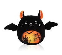 Murciélago Negro Halloween Peluche, Animales de Peluche, 23 cm, Decoración para El Hogar Creativa de Halloween Navidad, Regalo de Cumpleaños Niños, Juguete Relleno para Niños