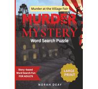 Murder At The Village Fair: Story-based Murder Mystery Wordsearch puzzle for adults