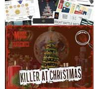 Murder Mission Killer At Christmas Mystery Detective Game - Archivo de caso críptico abierto sin resolver - Cenas grupos, parejas o jugadores solitarios