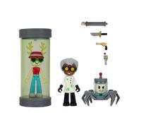 Murder Mystery 2: Research Facility Game Pack - Dos Figuras de acción de 7,9 cm con cápsula de Laboratorio Luminosa, Accesorios y código de artículo Virtual Exclusivo