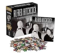 Murder Mystery Party- Alfred Hitchcock Classic Mystery Jigsaw Puzzle Misterioso, Color Negro, Talla única (Hansen 7215)