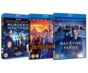 Murder on the Orient Express/Death on the Nile / A Haunting in Venice [Blu-ray] (Hercule Poirot Series)