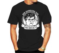 Murder She Wrote Around The Corner t-Shirt Men Black XXL