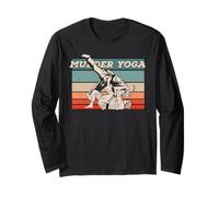 Murder Yoga BJJ MMA Vintage Retro Divertido Jiu Jitsu brasileño Manga Larga