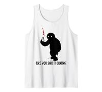 Murderous Sloth with Knife Halloween Gag Gift For Sloth Fans Camiseta sin Mangas