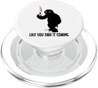 Murderous Sloth with Knife Halloween Gag Gift For Sloth Fans PopSockets PopGrip para MagSafe