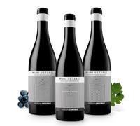 Muri Veteres 2021 3 botellas | Vino Tinto Premium 100% Monastrell Pie Franco | Crianza 14 Meses en Barrica de Roble Francés | D.O.P. Jumilla | Vegano | Edición Limitada | 15% Vol |