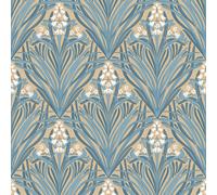 Muriva Elegance Bellflower Pintado Geométrico Floral Vinilo de Lujo Ocre M66104