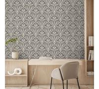 Muriva Elegance Bellflower Vinilo Papel Pintado Geométrico Art Déco Flores - 5