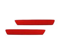 MURKKD Reflector de parachoques trasero compatible con Maserati Ghibli 2014, 2015, 2016 y 2017, luz advertencia, freno marcha atrás (675000321 675000322)(1 Pair)