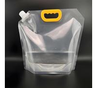 Murman 2PCS Bolsa De Agua Portátil Bidón De Agua Plegable para Outdoor Camping (2x5L / 2x10L)