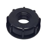 Murman IBC - Adaptador IBC 3/4 1 1/2 pulgadas, adaptador de conexión de depósito, conexiones roscadas de, conector de depósito IBC para depósito de agua, color negro