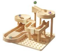 Murmelbahnen - Murmelbahn-Bausatz, Murmel-Labyrinth-Bausatz für Kinder und Familien | Interaktives Murmelbahnspiel, Lernspielzeug, Konstruktionsbausteine für und Mädchen, Murmel-Achterba