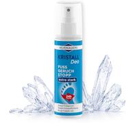 murnauers olores Spray parada, 100 ml | Antitranspirante antitranspirante 24 horas con cristales minerales, mentol y eucalipto