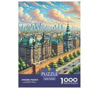 Muro de Berlín 1000 Piezas Impresionante Puzzle Edificio Inteligencia Juguete Regalo Creativo para La Relajación Diversión Educativo 70x50cm/1000pcs