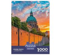 Muro de Berlín 1000 Piezas Impresionante Puzzle Edificio Puzzle Inteligencia Juguete Pasatiempo Creativo Diversión Educativo 70x50cm/1000pcs