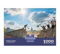 Muro de Berlín 1000 Piezas Rompecabezas Clásicos Edificio Puzzle Inteligencia Juguete Regalo Creativo para La Relajación Desafíos Extra Divertidos Educativo para