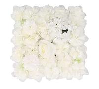 Muro de Flores Artificiales: Paneles de Rosa y peonía de Seda, telón de Fondo de Bodas Elegante para fotomatones, jardín, Patio, decoración de dormitorios (Type 1)