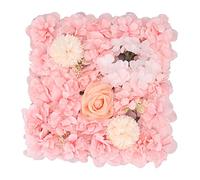 Muro de Flores Artificiales: Paneles de Rosa y peonía de Seda, telón de Fondo de Bodas Elegante para fotomatones, jardín, Patio, decoración de dormitorios (Type 2)
