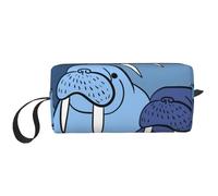 Muro de morsa, Bolsa de Maquillaje Bolsa de cosméticos Bolsa de artículos de tocador de Viaje portátil Bolsa de Maquillaje